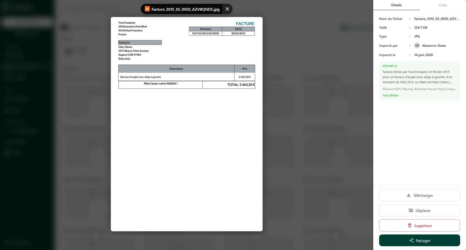 Cubydoc : Visionneuse de document