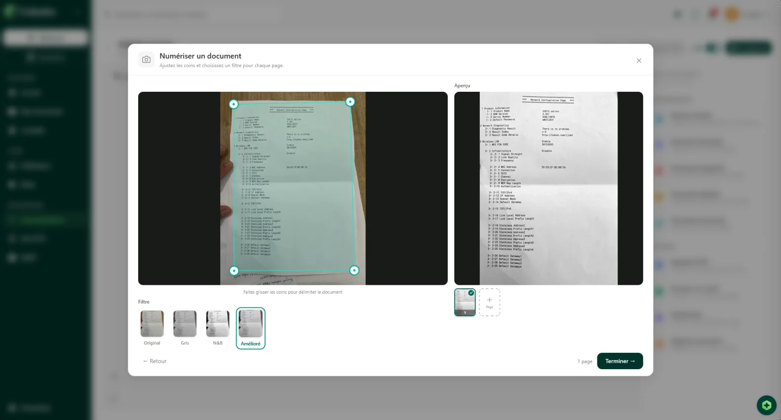 Cubydoc : Numérisation