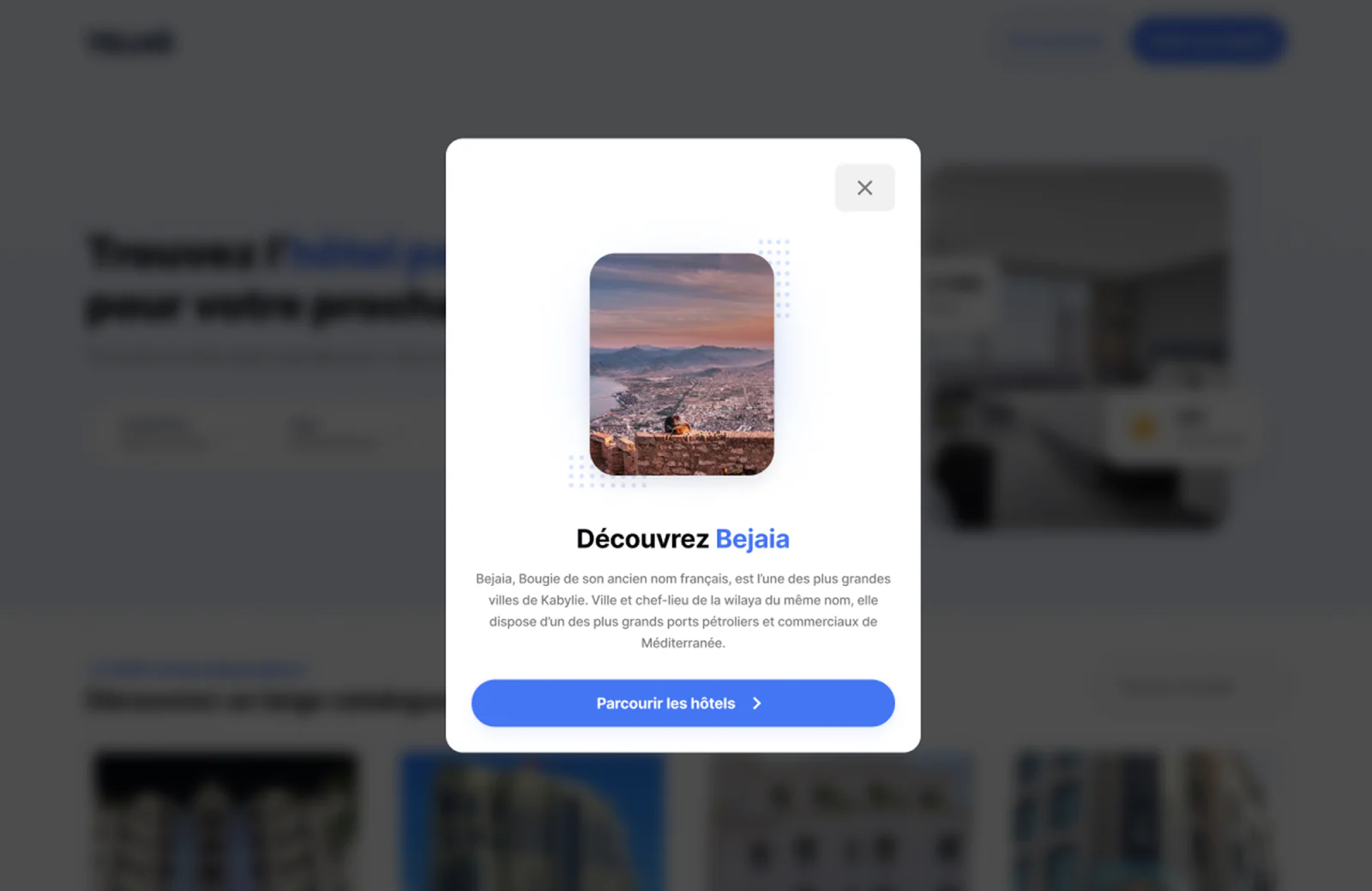 TELHÔ : Modale de découverte d’une ville